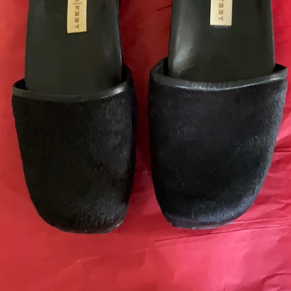 Naked Feet Black Mules - Picture 3 of 5